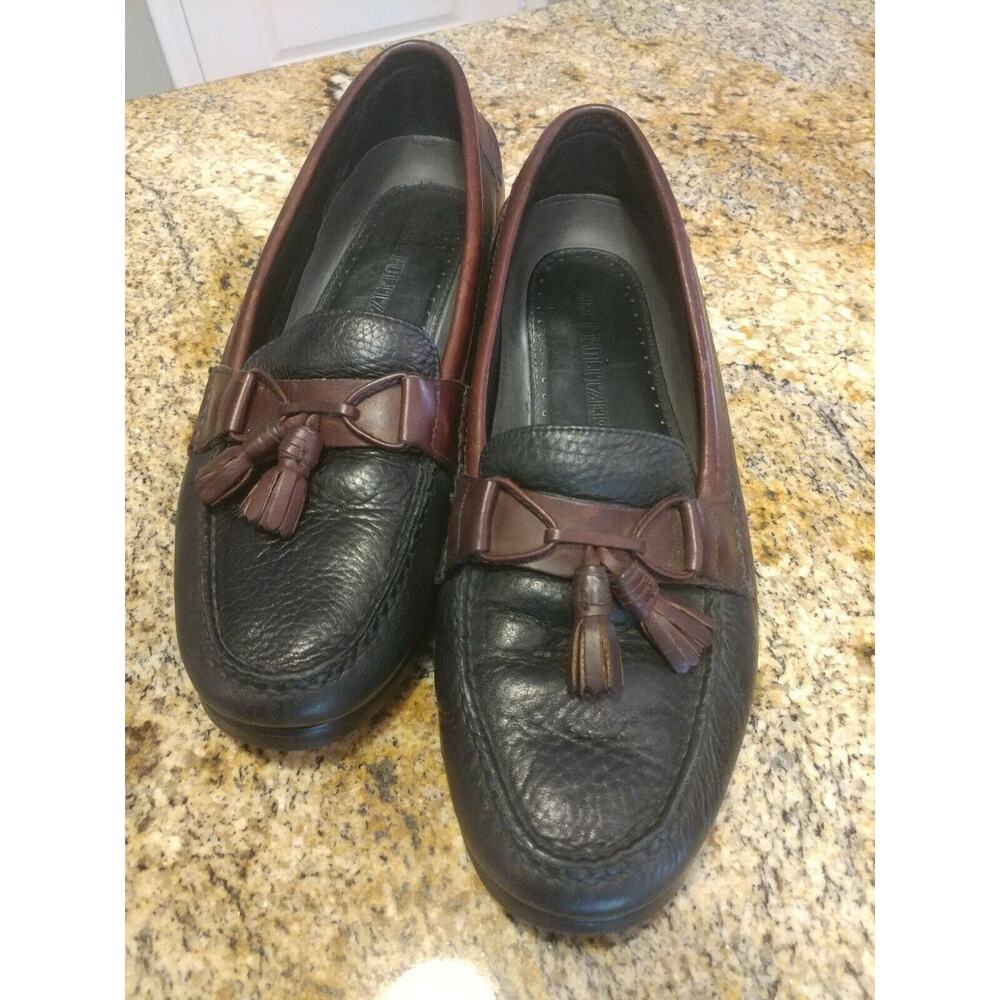 Bert Pulitzer Tassel Loafer Mens 9.5 Cordovan / Black Keltie Dress Casual Shoes